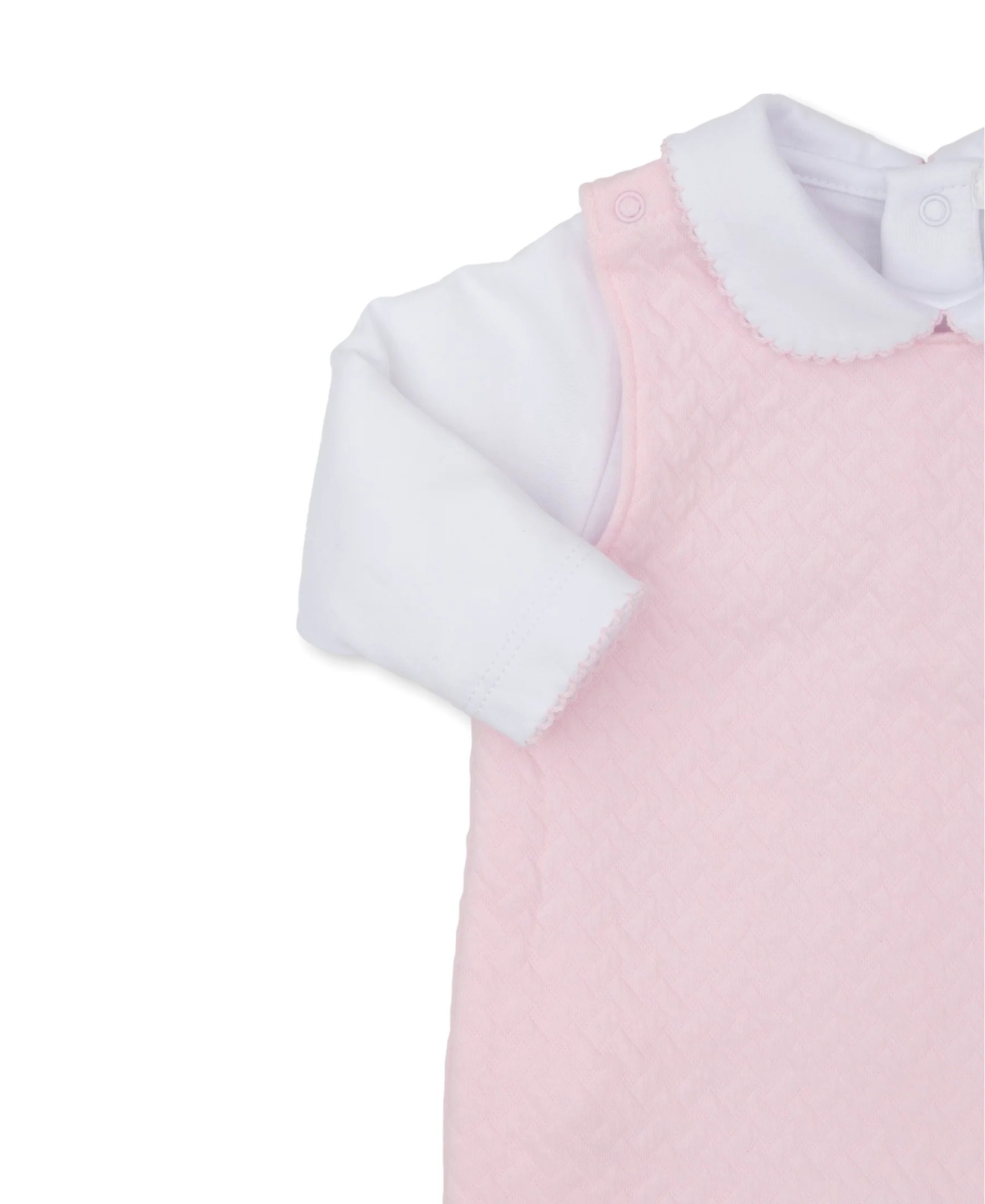 Classic Jacquards Pink Overall Set - Image 3