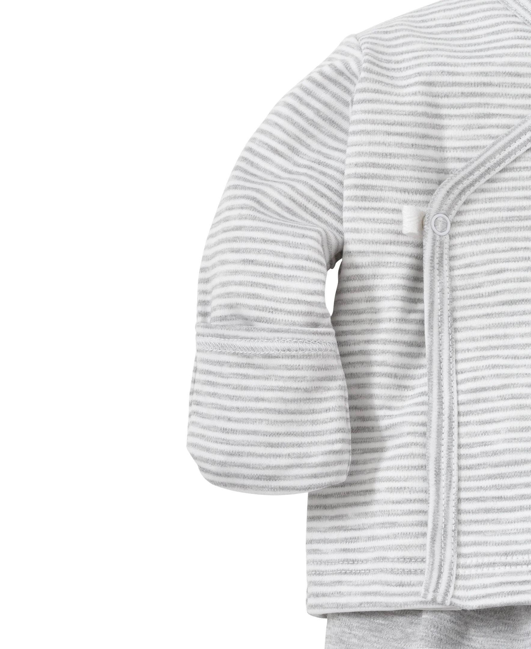 Gray Kissy Essentials Pant Set w/L/S Cross Tee - Image 3